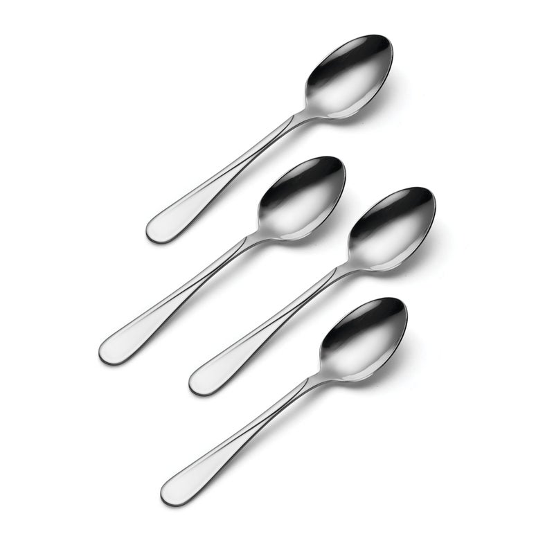 Oneida Flight Everyday Flatware Teaspoons 18/0 Stainless Steel, Set of 4, Silver - Image 2